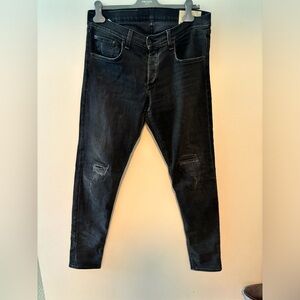 Men’s rag and bone distressed skinny jean